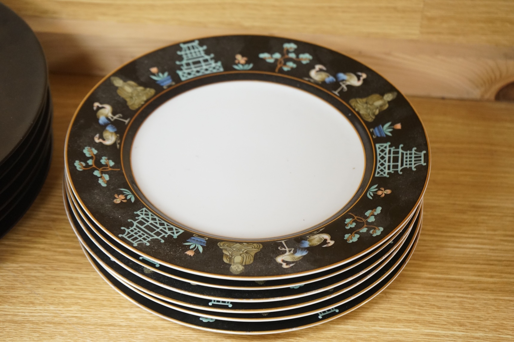 Three Fitz and Floyd part dinner services ‘Chinoiserie’, ‘Renaissance’ and another
